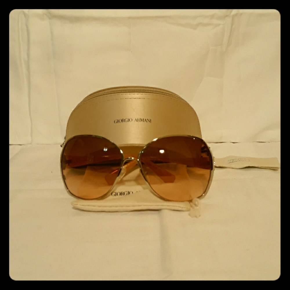 Giorgio Armani Gradient lens Aviator Sunglasses Vintage
